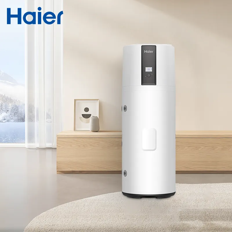 Haier keluaran baru kontrol Wifi R290 Air ke Air 220v-240v 50hz 75 derajat 250liter pompa panas sumber udara pemanas Air