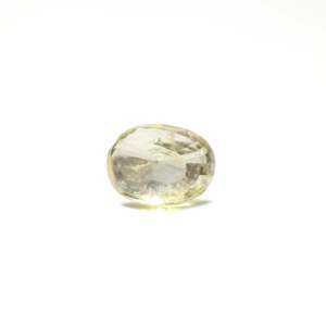 Handcrafted 5.45 Carat Oval Cut Yellow Sapphire Loose Gemstone for Fine Jewelry - Product Image 2