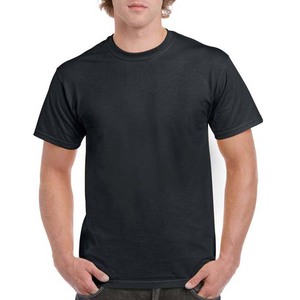 เสื้อยืดคอกลมผู้ชายไซส์ใหญ่ ผ้าฝ้าย 100% สีขาว รับผลิตตามแบบ OEM แขนสั้น ทรงปกติ ระบายอากาศได้ดี โลโก้ด้านหน้า - Product Image 1