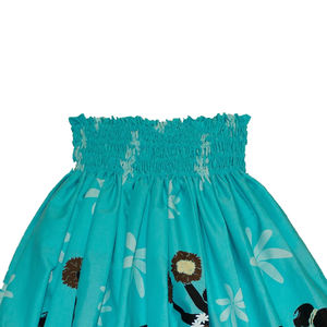 Vestido Maxi Ligero y Fluido con Bordado Floral Hawaiano para Mujer, Estilo Tropical, para Playa, Otoño, Vacaciones en la Isla, Casual - Product Image 3