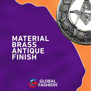 Broche de Kilt Escocés Tradicional con Diseño Masónico, 3 Pulgadas, Estilo Antiguo, Personalizado, Venta al Por Mayor de Fábrica 2026 - Product Image 5