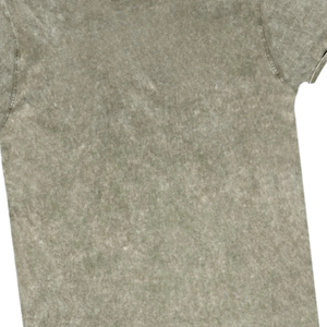 Camiseta de Algodón Verde Oliva Lavado Estilo Vintage, Corte Ajustado, de Alta Calidad, para Streetwear, Personalizable con Logotipo, OEM, Moda - Product Image 5