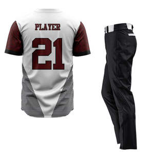 Nuevo Uniforme de Béisbol Sublimado Personalizado de Secado Rápido - Conjunto de Jersey y Pantalones Ajustados para Equipo Profesional, Material de Poliéster, Unisex, Adulto, Alta Calidad - Product Image 2