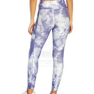 Leggings de yoga pour femmes, taille élastique, tricotés, nouveau design, prix raisonnable, respirants, sans couture, séchage rapide, légers - Product Image 4