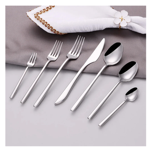 Juego de Cubiertos de Acero Inoxidable, Fabricación al por Mayor, Cuchara para Cena Artesanal - Product Image 1