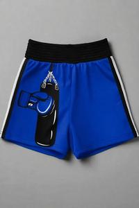 Shorts de boxe élégants en tissu polyester, personnalisation par sublimation, broderie de logo, respirants, taille sur mesure - Product Image 4