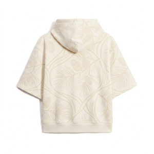 <b>Short</b> <b>Sleeve</b> <b>Hoodies</b> Custom Apparel Manufacturer Lightweight Cotton Hooded - Product Image 3