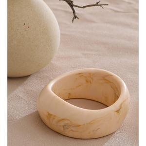 กำไลข้อมือเรซิ่นทำมือ 80 กรัม พิมพ์ลายดิจิตอลคุณภาพพรีเมียม สีพื้น แฟชั่นเครื่องประดับผู้หญิง ขายส่ง คุณภาพส่งออก TCE - Product Image 2