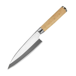 Couteaux de chef en acier Damas faits à la main, manche en bois, fabricant OEM sur mesure, fournisseur en gros Pakistan, couteaux de chef pour usage en cuisine - Product Image 1