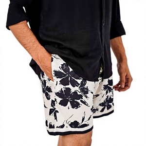 Men's Solid Knee Length Board Shorts Quick Dry Windproof Breathable <b>Woolen</b> Elastic Casual - Product Image 5