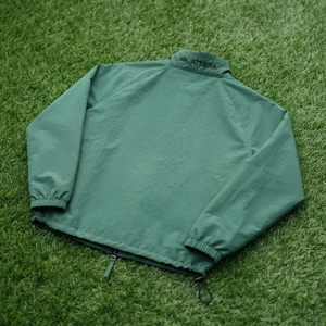 <b>Men</b> Green Lightweight Windbreaker <b>Jacket</b> Stand Collar Full Zip Outdoor <b>Running</b> Sports <b>Jacket</b> with Adjustable Hem - Product Image 5