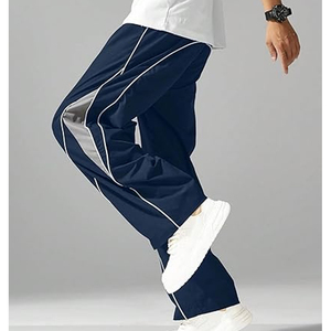 Pantalones Deportivos Cargo Ligeros para Hombre, Corte Holgado, Resistentes al Viento, con Cintura Elástica, Material de Nailon, Estilo Hip Hop - Product Image 3