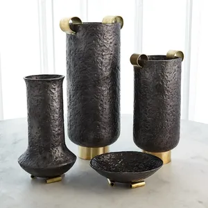 Florero Moderno Hecho a Mano de Aluminio, Elegante Soporte Floral para Mesa de Centro, Mesa de Comedor, Dormitorio, Sala de Estar y Decoración - Product Image 2