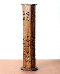 Quemador de incienso de madera hecho a mano para el hogar, soporte para quemador de incienso de madera natural, quemador de incienso de diseño único y calidad premium. - Product Image 6