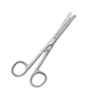 Ciseaux chirurgicaux droits à lame émoussée de 14 cm en acier inoxydable, personnalisés, de qualité supérieure, à usage unique, instruments chirurgicaux manuels - Product Image 1