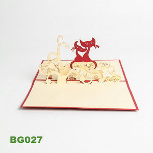 Tarjetas de Felicitación Vietnamitas Tradicionales Hechas a Mano, Pop-up 3D, con Barnizado Mate, Impresión Tipográfica, Recuerdos de Papel - Product Image 4
