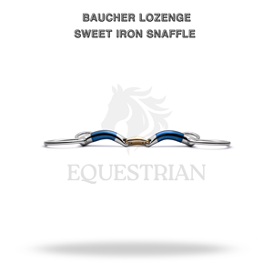 Baucher Lozenge Sweet Iron Snaffle pour l'entraînement et le contrôle équestre - Product Image 2