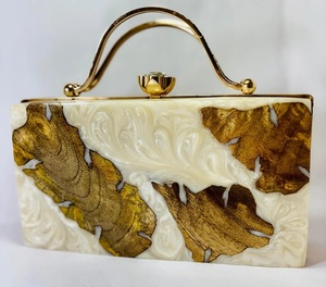 Meilleure Pochette de Soirée en Résine pour Femmes, Nouveau Design, Motif Peint Artistique, Idéale pour Fêtes et Mariages en Inde, Utilisation Polyvalente, Cadeau - Product Image 1