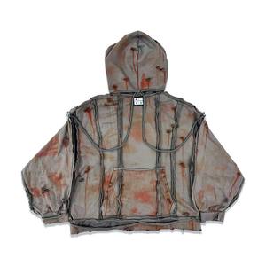 Sweat-shirt à capuche oversize pour homme, streetwear, imprimé drip, tricoté en polyester, vêtements décontractés d'automne - Product Image 2
