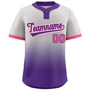 Maillot de baseball de compétition durable à motif dégradé, design personnalisé, extensible, sublimation numérique - Product Image 4