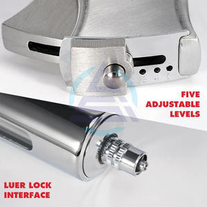 50ml Semi-automatic Adjustable Continuous Syringe with Needle Stainless Steel Vaccine Injection Cattle Pig Veterinary Equipment - Product Image 3