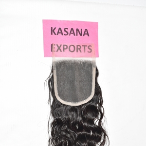 Extensiones de Cabello Humano Natural Negro para Mujer, Cierre 4x4, Sin Procesar, Vietnamita, Sin Fabricación, Color Natural, Venta al por Mayor - Product Image 5