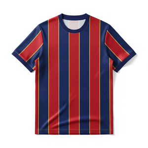 Maillots de football personnalisés en gros – Uniformes d'été en polyester uni à séchage rapide, respirants, col en V, manches courtes pour équipes - Product Image 3