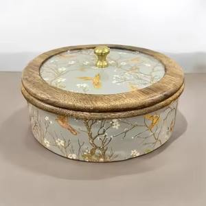 Caja de Madera Multiusos para Chapati, Contenedor para Guardar Pan en la Cocina - Product Image 4