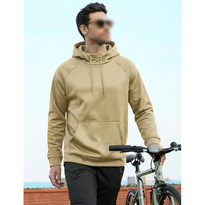 Basic Sports Hoodie <b>Men</b> Plain Cotton Blend <b>Pullover</b> Gym Training Running Sweatshirt Everyday Essential - Product Image 4