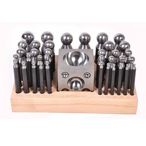 ชุดเครื่องมือตอกโลหะคุณภาพสูง SUNTOOLS/STIPL รุ่น 293-294 พร้อมแท่นวางแบบไม้ สำหรับทำเครื่องประดับ ยี่ห้อ Punjab - Product Image 2