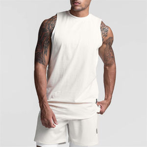 NESTA SPORTS Nouveau Débardeur Homme Personnalisé Tendance Uni Grande Taille pour Musculation Fitness et Entraînement en Salle de Sport - Product Image 2