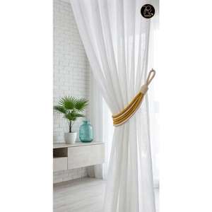 Stylish Cotton Curtain <b>Tieback</b> Rope Decorative Curtain Holdback for Drapes Window Accessories Modern Living Room Bedroom Decor - Product Image 1