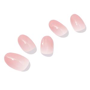 Ongles en gel pressés coréens UUUUU UGN154 Peach Ombre 100% qualité salon réelle, vegan, sans cruauté, non toxique, personnalisables, autocollants pour ongles - Product Image 1