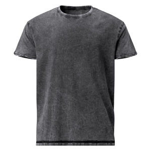 เสื้อยืดคอกลมแขนสั้นทรงโอเวอร์ไซส์สำหรับผู้ชาย สีไล่ระดับ ผ้าถักเรียบง่าย สไตล์มินิมอล ความยาวปกติ - Product Image 6