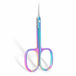 Extra sharp curved tip <b>cuticle</b> <b>scissors</b> custom manicure nail <b>scissors</b> - Product Image 2