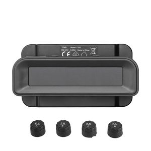 Sistema di monitoraggio pressione pneumatici wireless universale 12V per camper con sensori impermeabili e allarme 87 PSI - Product Image 1