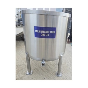 Stock disponible 200 litres. Réservoir de réception de lait en acier inoxydable de grande capacité, fabriqué par le premier fabricant indien - Product Image 1