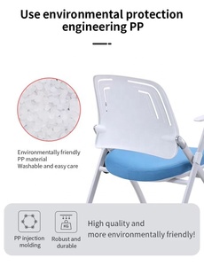 Muebles Escolares - Silla Apilable con Asiento Plegable para Uso en Oficina - Product Image 3