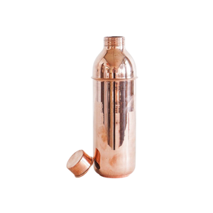 Bouteille d'eau en cuivre pur 1000 ml – Bienfaits ayurvédiques pour la santé, conception étanche et sans raccords, écologique, finition polie miroir - Product Image 5
