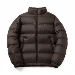 Manteau d'hiver brillant promotionnel de qualité supérieure 2026 pour homme, veste matelassée à capuche, col montant personnalisé, imperméable - Product Image 3