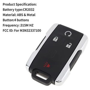 Télécommande d'entrée sans clé pour Chevrolet Tahoe Suburban Silverado - Système de démarrage sans clé 315 MHz - Product Image 5