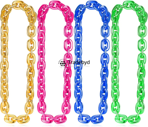 สร้อยคอเรซิ่นแฟชั่น สีสันสดใส ทำด้วยมือ สร้อยคอเก๋ไก๋ เครื่องประดับอินเทรนด์ น้ำหนักเบา ทนทาน สำหรับผู้หญิง สาวๆ Tradebyd - Product Image 4