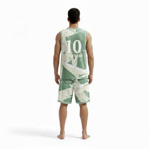 Uniformes de Baloncesto Transpirables con Logotipo Personalizado Profesional, Tallas Grandes, 100% Poliéster, Servicios OEM, Absorción de Humedad - Product Image 3
