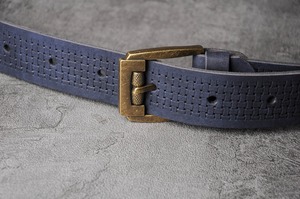 Genuine Handmade Leather Rectangle <b>Belt</b> Low Price Premium Quality Men's for Office <b>Work</b> Casual Wear and Travel Leather Crafts - Product Image 3
