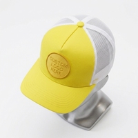 Casquettes Trucker 5 Panneaux Personnalisées OEM, Visière Pré-courbée Structurée, Faible MOQ, Fabricant et Fournisseur d'Articles de Tête ODM
