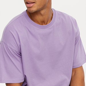 เสื้อยืดคอกลมแขนสั้นผู้ชายผ้าฝ้าย 100% สีทูโทน สกรีนโลโก้ด้านหน้าตามแบบ OEM ระบายอากาศได้ดี แห้งเร็ว เหมาะสำหรับออกกำลังกาย - Product Image 6