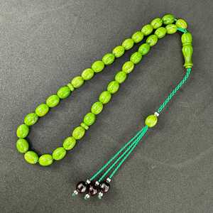 Perles de prière islamiques en résine étanche faites à la main, Misbaha Tasbih, cadeau de Ramadan et de l'Aïd, décoration de la maison, figurine d'ange circulaire - Product Image 2