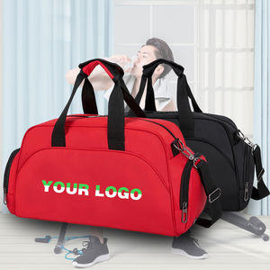 Sac de sport personnalisé avec logo, grande taille, pour la gym, le yoga, les voyages, la natation, les week-ends, en nylon imprimé - Product Image 1