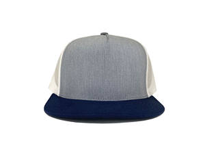 Casquette Trucker en Cuir Personnalisée avec Patch, Design 3 Tons, Casquette 5 Panneaux en Maille, Tissu Sportif avec Visière Contrastante pour le Merchandising - Product Image 2