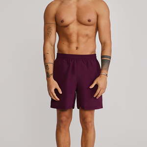 Shorts décontractés et tendance pour hommes, couleur unie, coupe ajustée, polyvalents, style Bermuda chino délavé pour le travail - Product Image 1